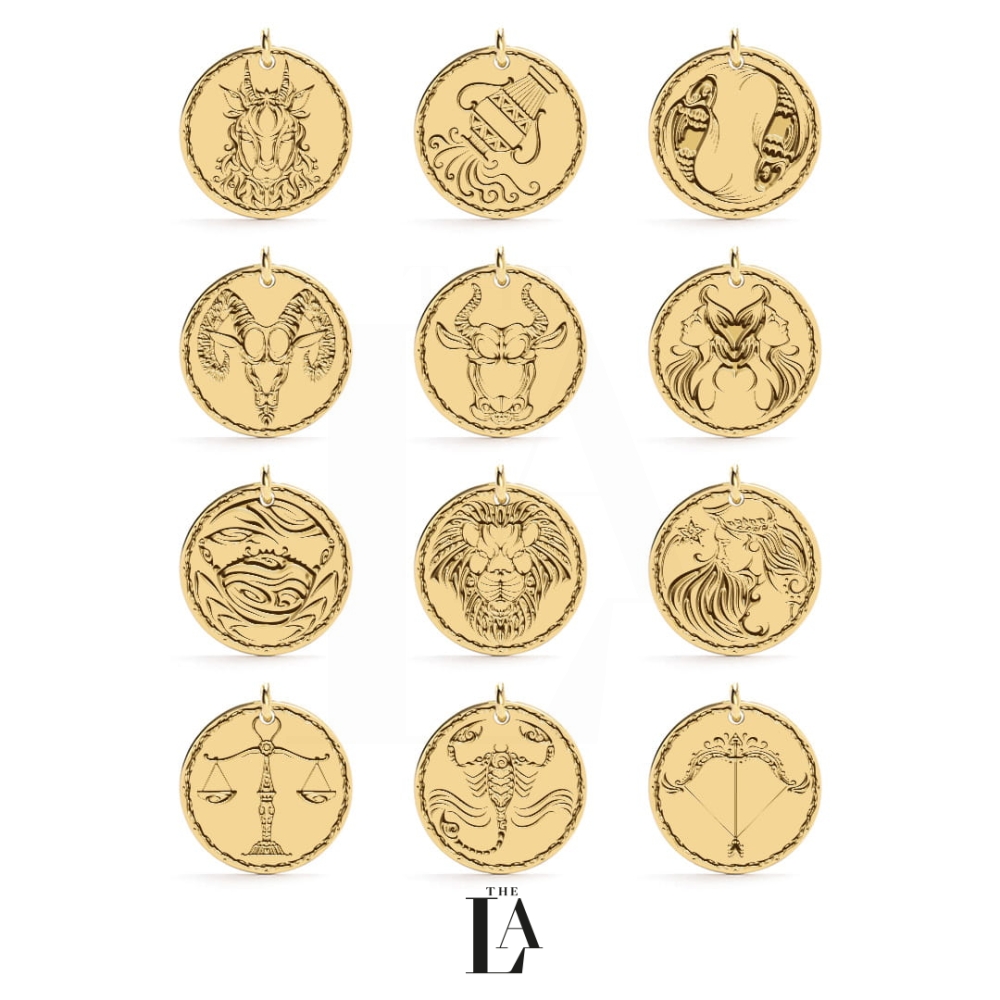 Złoty Choker Kuleczki THE ZODIAC