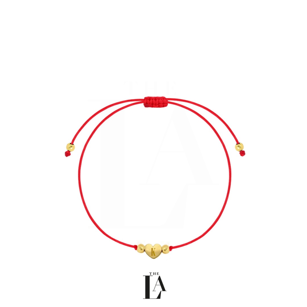 Bransoletka Czerwona Na Sznurku Serduszko