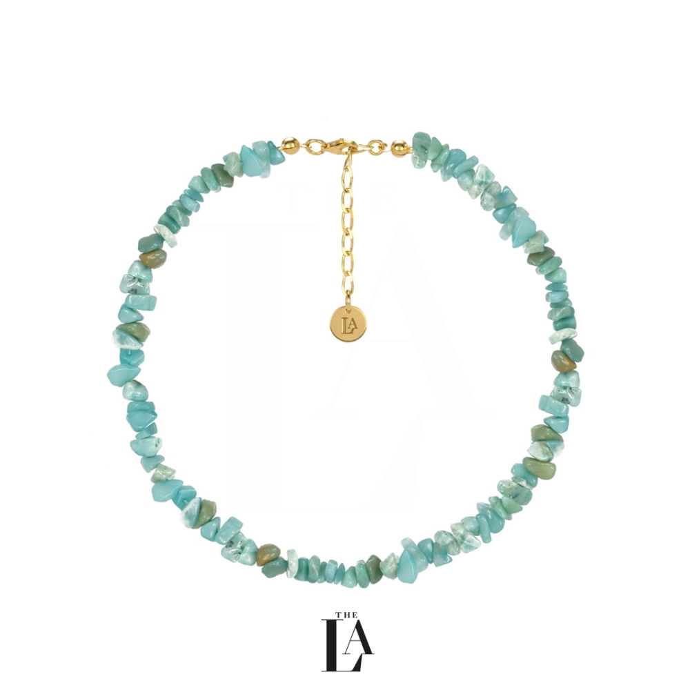 Choker Nieregularny Amazonit