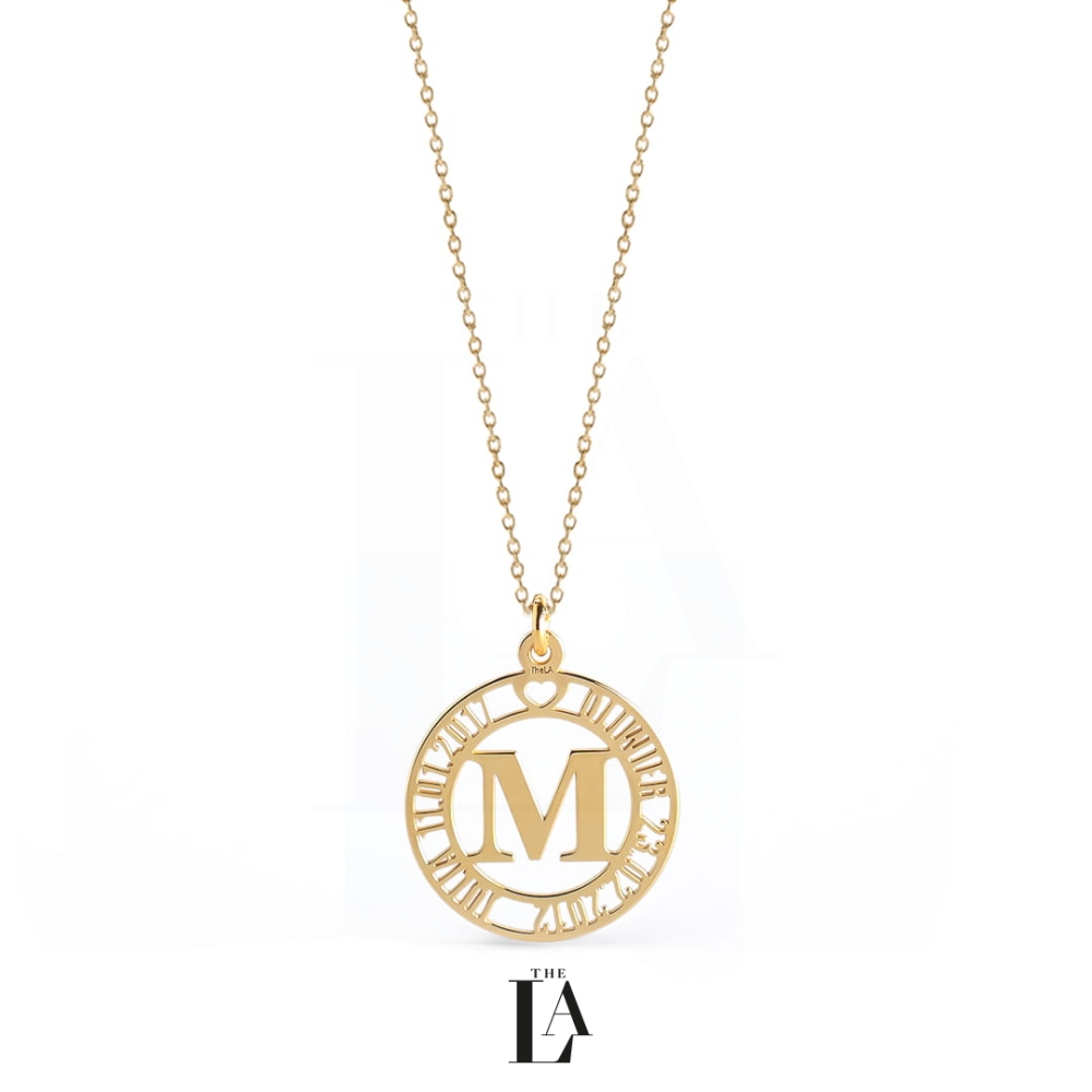 Złoty Naszyjnik Literka THE MOM.jpg
