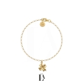 Złota Bransoletka Koniczynka Na Szczęście Gold.jpg