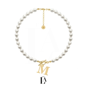 Choker Barokowe Perły SWAROVSKI Litera
