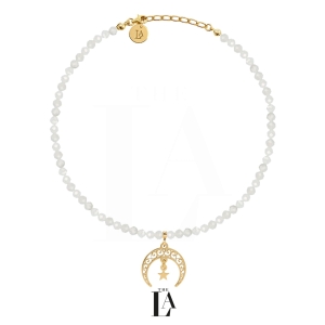 Choker Kamień Księżycowy Księżyc THE MOON