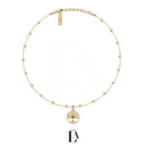 Złoty Choker Drzewo Życia THE LIFE