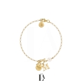 Złota Bransoletka Perła SWAROVSKI Literka Gold.jpg