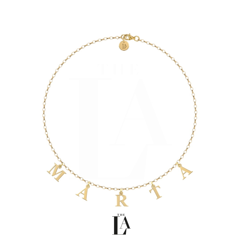 Złoty Choker Dowolne Imię Gold