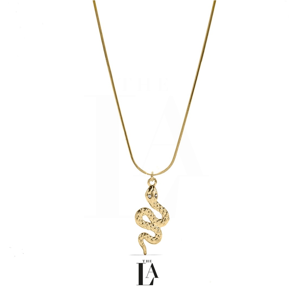 Złoty Naszyjnik Wąż Elegance Gold