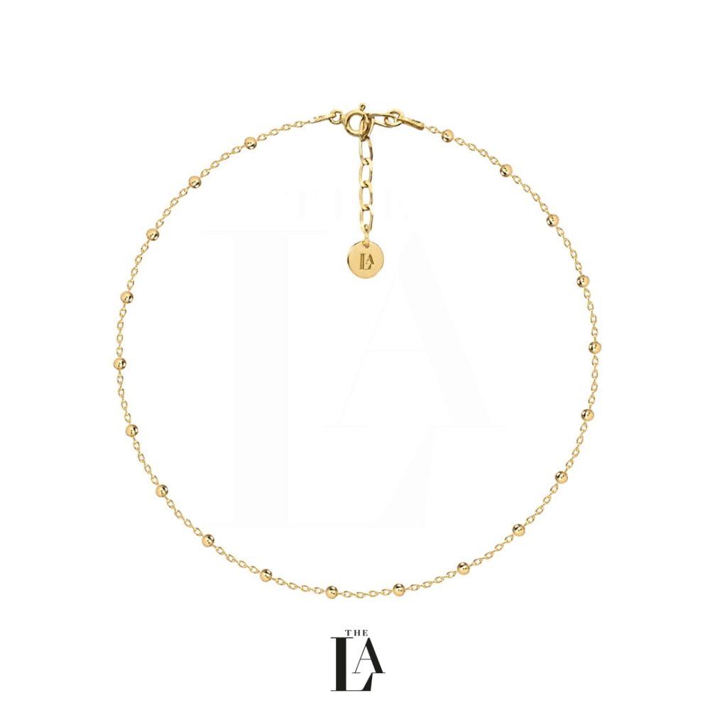 Złoty Choker z Kuleczkami Gold