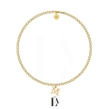 Złoty Choker Literka Pancerka Gold The LA.jpg