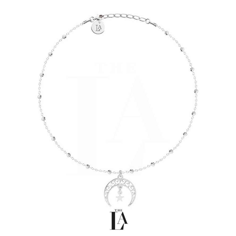 Złoty Choker Kuleczki Księżyc THE MOON FEERIE Silver.jpg