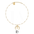 Złoty Choker Kuleczki Księżyc THE MOON FEERIE.jpg
