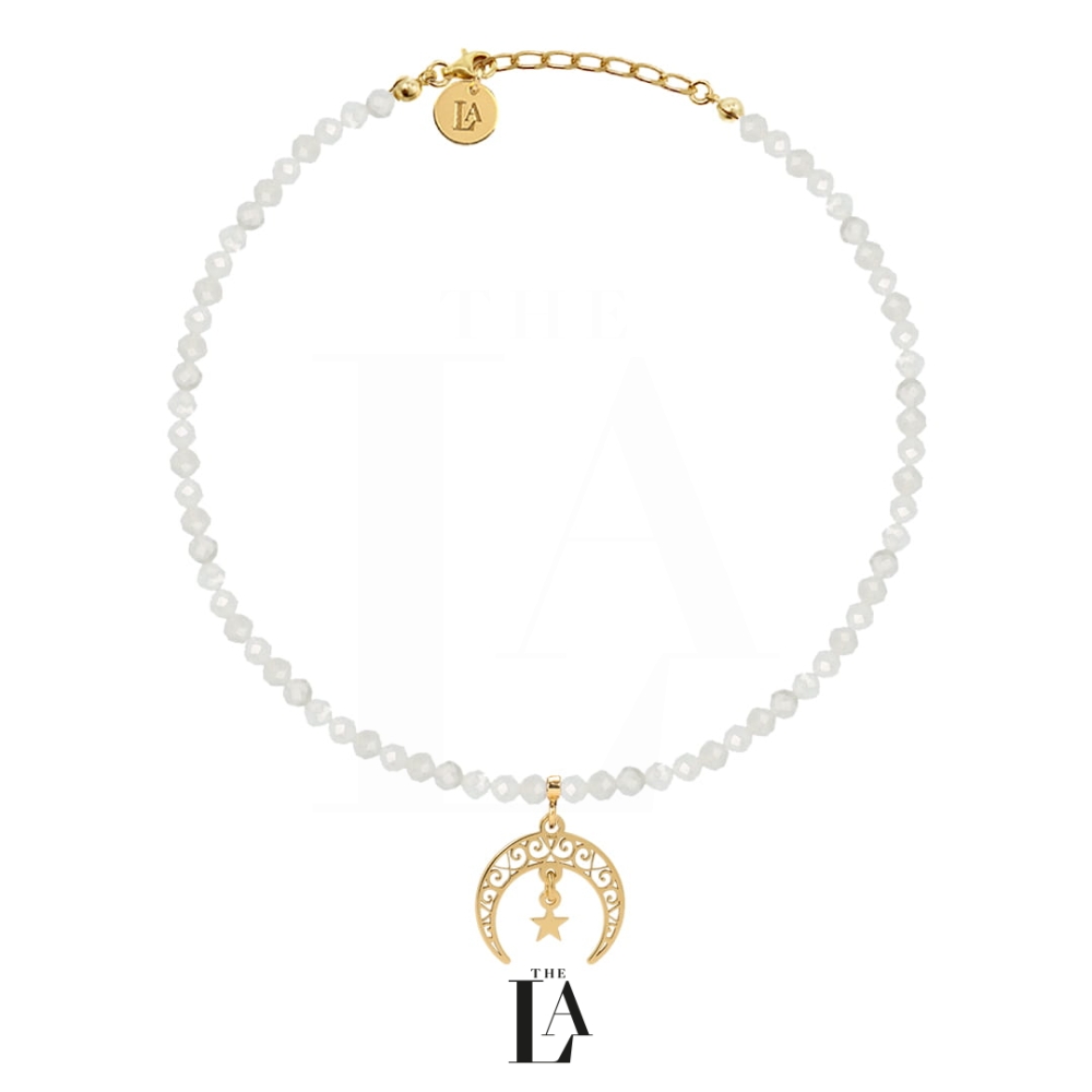 Choker Kamień Księżycowy Księżyc THE MOON