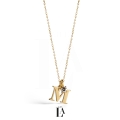 Złoty Naszyjnik Mała Literka Gold SWAROVSKI.jpg