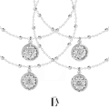 Złota Bransoletka Żywioł Kryształ Górski THE ELEMENTS 4 zywioly Silver.jpg